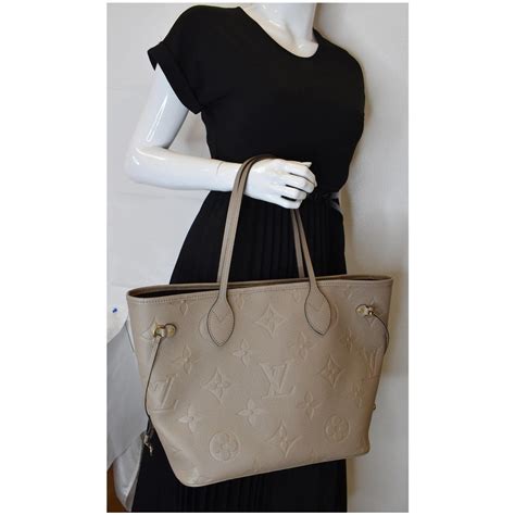 louis vuitton beige monogram empreinte bag